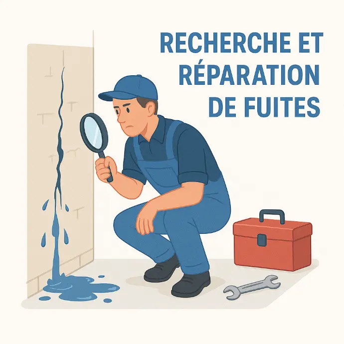 Recherche et réparation de fuites